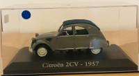 14309 Citroen 2 CV, grau mit Faltdach. 1:43